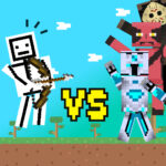 Stickman hacia artesano