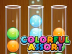 Colorido surtido vestido con