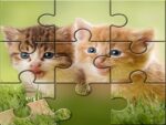 Adorables gatos rompecabezas árbol de juego