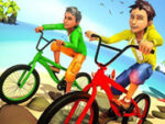 Acrobacias en motocicleta en tres dimensiones